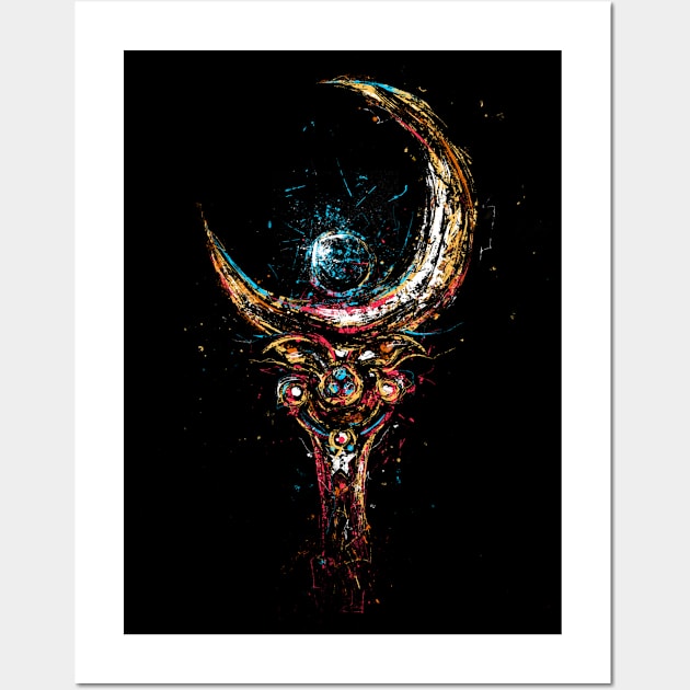 Moon Scepter Wall Art by kryokyma